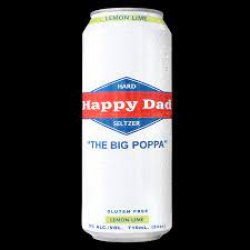 Happy Dad Lemon Lime Hard Seltzer Big Poppa 12 pack24 oz cans - Beverages2u