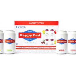 Happy Dad Variety Pack Hard Seltzer 12 pack12 oz cans - Beverages2u