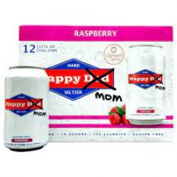 Happy Mom Raspberry Hard Seltzer 24 pack12 oz cans - Beverages2u