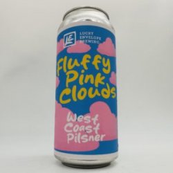 Lucky Envelope  Pink Boots Fluffy Pink Clouds West Coast Pilsner Can - Bottleworks