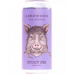 Arrowood Farms Brewery Stout Pig - Half Time