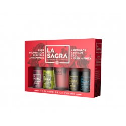 Pack 4 botellas La Sagra + vaso - FlejeBirras