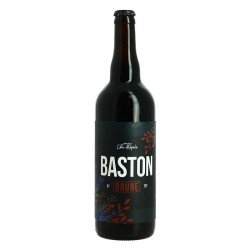 Bière Artisanale La BASTON Brune75 cl par la Brasserie du Goulot - Calais Vins