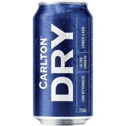 Carlton Dry Low Carb Lager Can 375ml - BoozeBud