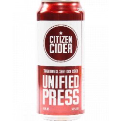 Citizen Cider Citizen Unified Press - Half Time