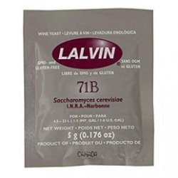 Levadura en polvo Lalvin 71B - 5 gr - El Secreto de la Cerveza