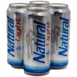 Natural Light 16oz 4pk Cn - Luekens Wine & Spirits