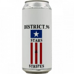 District 96 Beer Factory – Stars And Stripes - Rebel Beer Cans