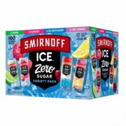 Smirnoff Ice Zero Sugar Variety Pack 12 oz cans12 pack - Beverages2u