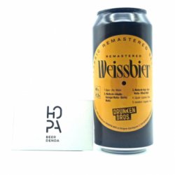 DRUNKEN BROS Remastered Weissbier Lata 33cl - Hopa Beer Denda