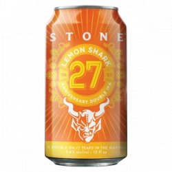 Stone Brewing 27th Anniversary Lemon Shark Double IPA 9,6% 355ml - Drink Station