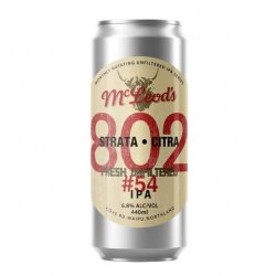 McLeod's 802 #54 Fresh Unfiltered IPA 440mL - The Hamilton Beer & Wine Co