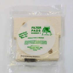 Buon Mini Jet Filter Pads - Pad 3 - Sterile Pads .5 Micron Filtration - Set of 3 - Brewbitz Homebrew Shop