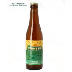 Brasserie de la Senne - Zinnebir - 33 cl VP - La Compagnie des Bonnes Bouteilles