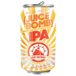 Sloop Brewing Company Juice Bomb NEIPA 12 pack 12 oz. Can - Kelly’s Liquor