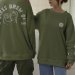 Lakes Brew Co Sweater Khaki with Natural Raw Ink 