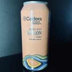 Caldera Brewing & Blending Co. Barrel Aged Saison With Yuzu