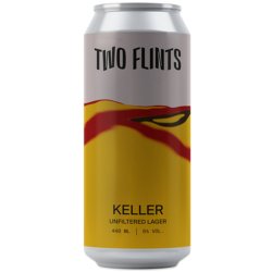 Two Flints Keller Unfiltered German Pilsner 440ml (5%) - Indiebeer