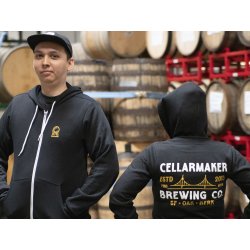 Cellarmaker NEW logo Hoodie Zip-up - Cellarmaker Brewing Company