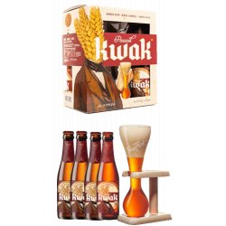 Pack Kwak 4 Cervezas 33 cl 1 Vaso - Bodecall