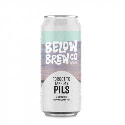 Below Brew Co Forgot To Take My Pils Below Brew Co Forgot To Take My Pils