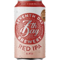 7th Day Brewery Red IPA - The Beer Drop