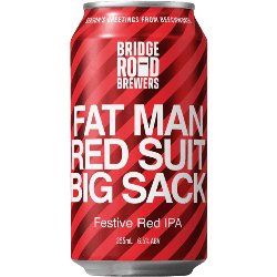 Bridge Road Brewers Fat Man Red Suit Big Sack Red IPA - The Beer Drop