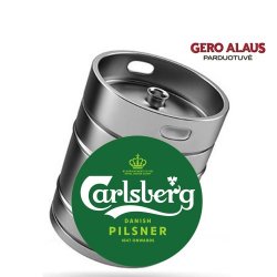 Pilstomas alus Carlsberg PILSNER (statinėmis) - Gero Alaus Parduotuvė