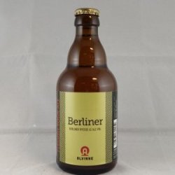 Berliner Weisse Berliner Ryesse - Gedeelde Vreugde