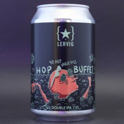 Lervig - Hop Buffet - 7.3% (330ml) - Ghost Whale