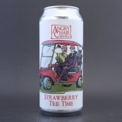 Angry Chair - Strawberry Tee Time - 4.5% (473ml) - Ghost Whale