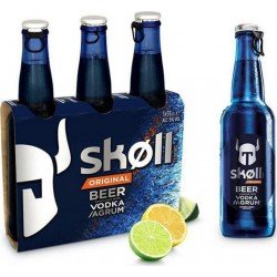 Skoll BiÃre saveur vodka & agrumes 6% 3 x 33 cl  6%vol. - Selfdrinks