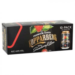 Kopparberg Strawberry & Lime Cider Cans 10 x 330ml Case - Liquor Library