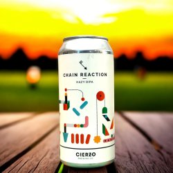 CIERZO CHAIN REACTION HAZY DIPA 440ml - Hidden Beers