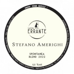 Cantina Errante Spontanea Blend 2022 (collab Stefano Amerighi) - Beer Dudes