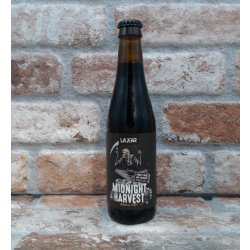 Laugar Midnight Harvest Porto & Bourbon BA stout - 33 CL - Gerijptebieren.nl