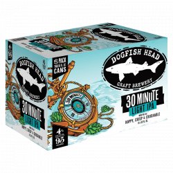 Dogfish Head Craft Brewery 30 Minute Light IPA