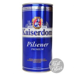 Bia Kaiserdom Pilsener 4.7% – Lon 1 Lit – Thùng 12 Lon - First Beer – Bia Nhập Khẩu Giá Sỉ