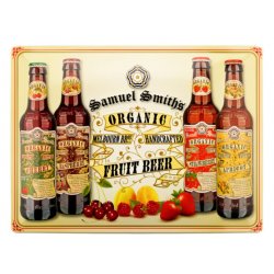 Samuel Smith Fruit Beer Metal Sign - Samuel Smith