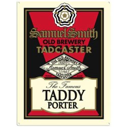 Samuel Smith Taddy Porter Metal Sign - Samuel Smith