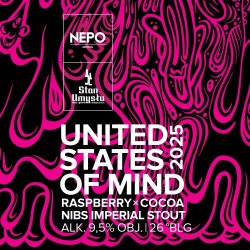 Nepo Brewing United States of Mind 2025 Nepo Brewing United States of Mind 2025