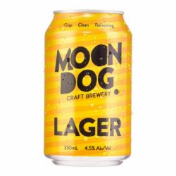 Moon Dog Lager Cans - Beer Store Australia