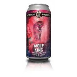 Rusty Rail Wolf King Stout 24 pack16 oz cans - Beverages2u