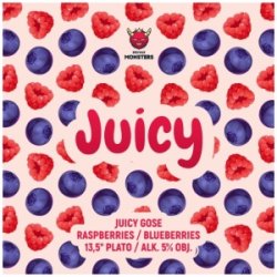 MONSTERS Juicy Goose RaspberriesBlueberries 5% 0,5L - Sklep Impuls