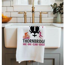 Thornbridge Hike, Bike, Climb, Refresh Tea Towel - Thornbridge Brewery