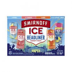 Smirnoff Ice Headliner Variety Packs 12 pack12 oz cans - Beverages2u