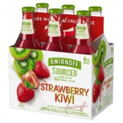 Smirnoff Sourced Strawberry Kiwi 6 pack12 oz bottles - Beverages2u