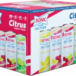 Sonic Hard Seltzer Citrus Variety 12 pack12oz cans - Beverages2u