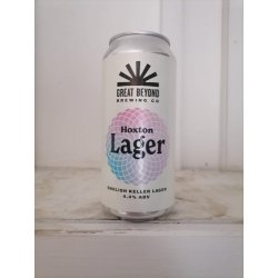 Great Beyond Hoxton Lager 4.4% (440ml can) - waterintobeer