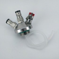 Cabezal para mini keg (con conectores ball lock) - La Cabaña del Cervecero